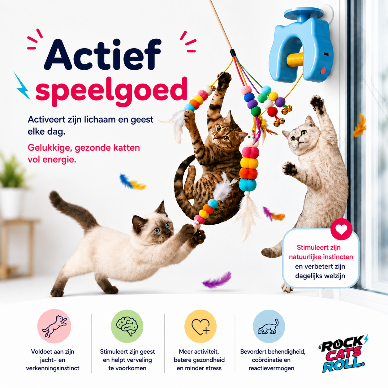 RollCat – Automatisch Speeltje